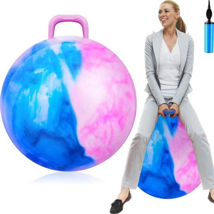 What is the bouncy ball with handle called?