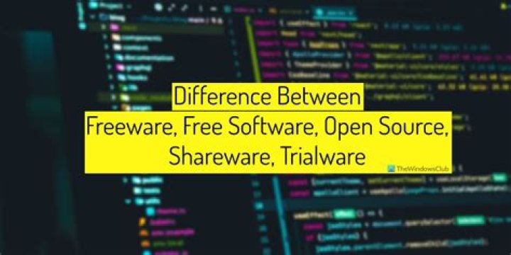 What is the meaning of freeware software?