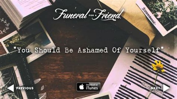 What is the meaning of you should be ashamed of yourself?