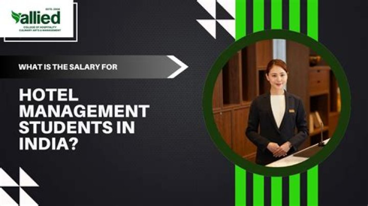 What is the salary in hotel management?