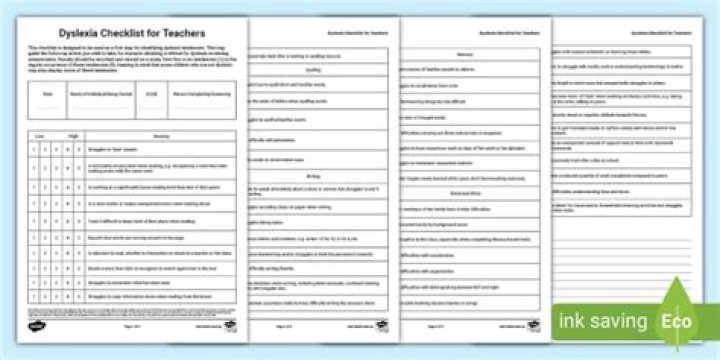 What is the standard test for dyslexia?