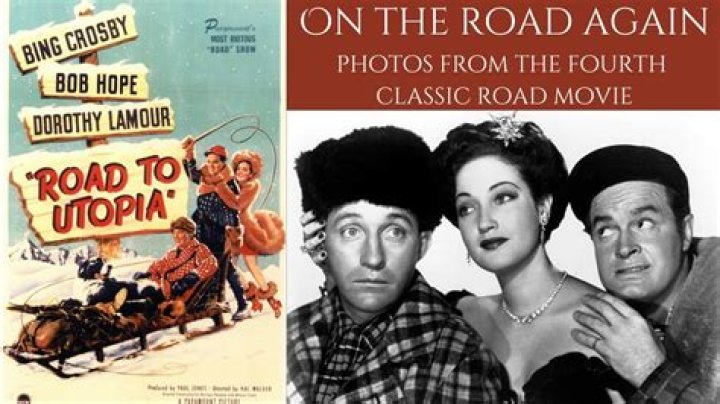 Where did Bob Hope and Bing Crosby go in the first of their road movie?
