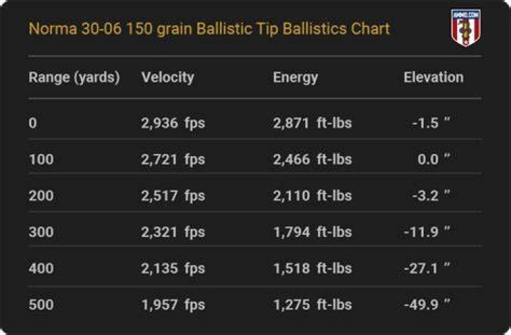 Which grain of 30 06 bullet is best for long range shooting?