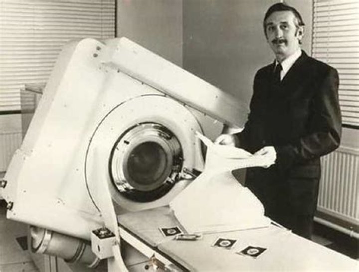 Who invented the CT scan machine?