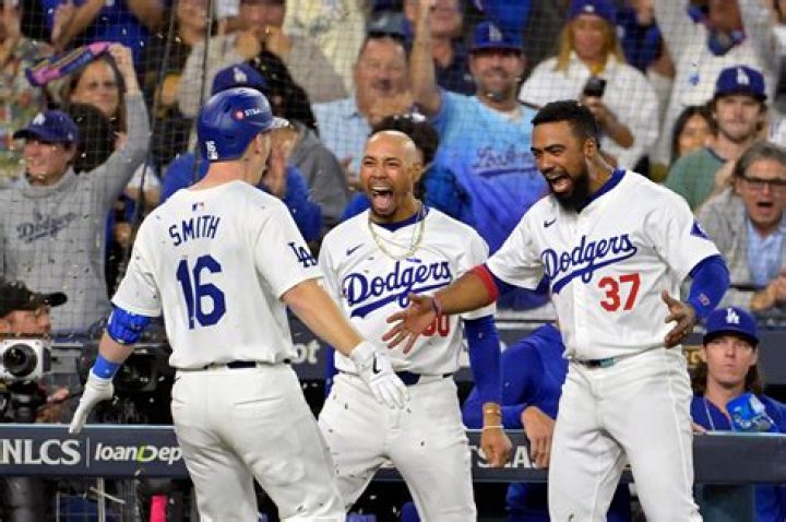Who played catcher for the Dodgers?