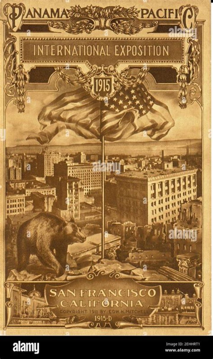 Why did San Francisco hold the Panama Pacific International Exposition in 1915?