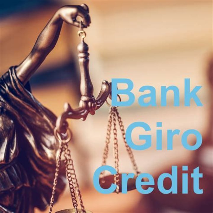 Why have I received a bank giro credit?